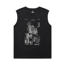 Fotógrafo sleevless camiseta para homens XXL Tees