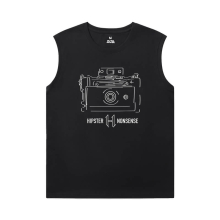 Nhiếp ảnh gia Mens Sleeveless Thể thao T Shirts XXL Shirt