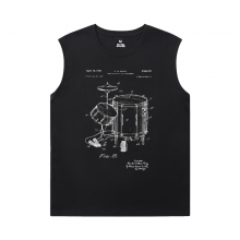 Nhạc cụ Womens Crew Cổ Sleeveless T Shirts Chất lượng Rock T-Shirt