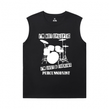 Cool Rock Tshirts Musical Instrument Sleeveless Tee Shirts Mens