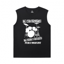 Cool Rock Camisetas Musicais Instrumento Sem Mangas Camisetas Masculinas