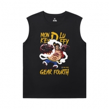 Anime One Piece Round Neck Sleeveless T Shirt Quality Tee