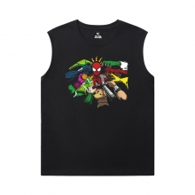 Le camicie Avengers Marvel Spiderman Camicie muscolari senza maniche da uomo