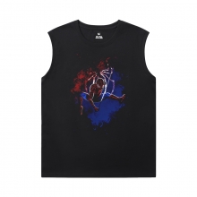 Spiderman Tees Marvel The Avengers Mens Designer Sleeveless T Shirts