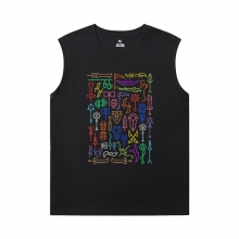 Thế giới of Warcraft Youth Sleeveless T Shirts Blizzard Tees Thế giới của Warcraft Thanh niên Sleeveless T Shirts Blizzard Tees
