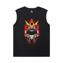 Gundam Tee Shirt Japanese Anime Sleeveless Tshirt For Men