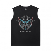 Gundam T-Shirt Japonais Anime Sleeveless T Shirt Mens Gym