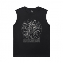 Gundam T-Shirts Anime Sleeveless Tee Shirts Mens