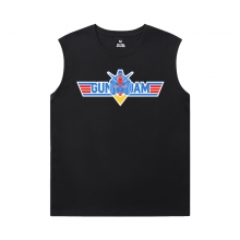 Gundam Sleeveless T Shirts Men's For Gym Nhật Bản Anime Tees