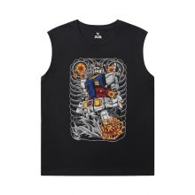 Gundam Men's Sleeveless Musculare T Shirts Anime Tee