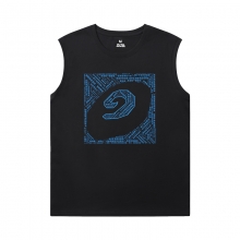 Blizzard Tshirts Warcraft Men's Sleeveless T Shirts Bumbac