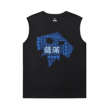 월드 오브 워크래프트 민소매 티셔츠 용 체육관 블리자드 셔츠