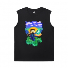 Minecraft Sleeveless Tshirt For Men Personalised Creeper Shirt