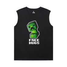 Minecraft T-Shirts Cool Creeper Cool Sleeveless T Shirts