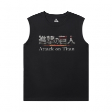 타이탄 Xxl 민소매 티셔츠에 뜨거운 주제 애니메이션 셔츠 공격