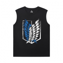 Hot Topic Anime Tshirts Attack on Titan Printed Sleeveless T Shirts For Mens