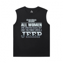 Camisa de camiseta de carro Camisa personalizada Jeep Wrangler Camisetas baratas sem mangas