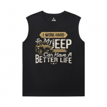 Car Cheap Mens Sleeveless T Shirts Personalised Jeep Wrangler Tee