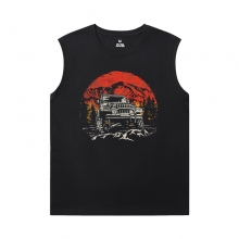 Hot Topic Jeep Wrangler Tshirts Car Sleeveless Printed T Shirts Mens