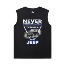 Camisa de carro Camisa Personalizada Jeep Wrangler Camisetas sem Mangas