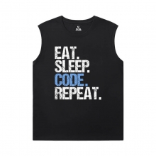Geek Programmer Tee Shirt Cotton Sleeveless Round Neck T Shirt