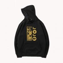 Vintage Anime JoJo Sweatshirt Black Kujo Jotaro Hoodie