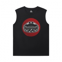 Racing Car Tee Shirt Cotton GTR Men'S Sleeveless T Shirts For Gym