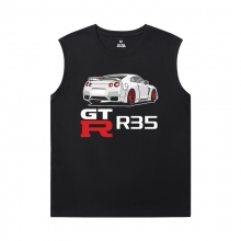 Camisetas de carro personalizadas GTR camisetas sem mangas para correr