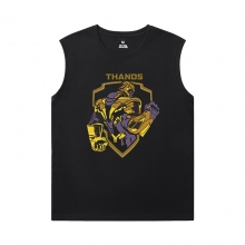 Marvel Thanos T-Shirt Avengers Kolsuz T Shirt Erkek Spor Salonu için