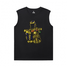 Marvel Thanos Sleeveless T Shirts For Running The Avengers Tee Shirt