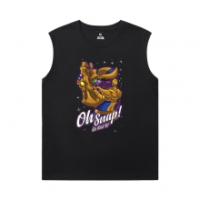 Thanos Sleeveless Crew Neck T Shirt Marvel The Avengers T-Shirts