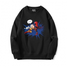 Japanese Anime One Punch Man Coat Black Sweatshirt