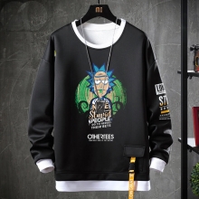 Rick and Morty Jacket Fake Two-Piece Sweatshirts