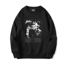 Felpa Anime JoJo Sweater Black Kujo Jotaro