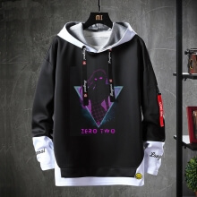 Gefälschte zweiteilige Tops Liebling In der Franxx Sweatshirts