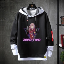 Darling In The Franxx Hoodie Fake Two-Piece Sweatshirt