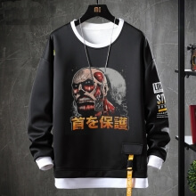 Attack on Titan Jacket Fake Two-Piece Sweatshirts