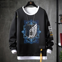 Attack on Titan Sweater Fake Two-Piece Sweatshirts