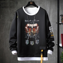 Fake Two-Piece Sweatshirts Attack on Titan Jacket