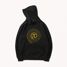 Mathematics Hooded Coat Geek Black PI Coat