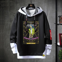 Jahrgang Anime JoJo Jacke gefälschte zweiteilige Kujo Jotaro Sweatshirts