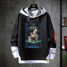 Anime vintage JoJo Hoodie Cool Kujo Jotaro Moletom