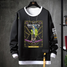 JoJo's Bizarre Adventure Sweatshirts Anime Black Kujo Jotaro Tops