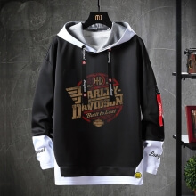 เสื้อโค้ทหัวข้อร้อน Harley-Davidson เสื้อสเวตเตอร์