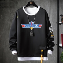 Gundam Sweatshirts Black Coat