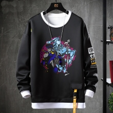 JoJo's Bizarre Adventure Sweatshirts Anime Black Sweater