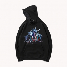 Diabol môže Cry Bunda s kapucňou Hot Topic Nero Hoodie