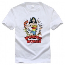 Wonderwoman Batman Justice Dawn 100% algodão Tee