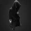 Cool Assassin ' s Creed sindicatul Long Hoodie negru bărbaţi asasin cu glugă pulover