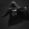 V For Vendetta Mask Hoodie Long Vendetta Movie Black Hooded Sweatshirt